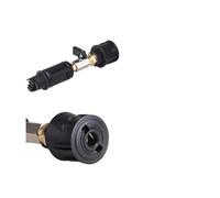 Turbo Nozzle, Rociador de boquilla de lavadora de alta presión, ángulo de enchufe rápido ajustable con válvula for controlar el flujo de agua,parts(Light Grey)