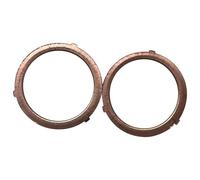 Turbo Seal Kit Juntas y sellos de motor de motocicleta, junta de escape, compatibles con Suzuki GSX-R750/R600/R1000/S750ZA/BURGMAN 200/400 (2002-2021) Juego de juntas de motor(2PCS)