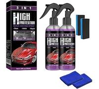Turbo Shine Nexa 3 in 1 Polish, 2025 Upgrade Car Shine and Protection, Quick-Dry Formula for Glossy Finish on All Surfaces (2set)