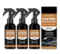 Turbo Shine Nexa, Nexa 2.0 3 en 1 Spray de Recubrimiento Rápido de Alta Protección para Autos, Spray de Cera Pulidora Rápida para Arañazos, Removedor de Arañazos Nexa (3 unidades)