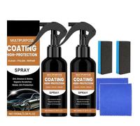 Turbo Shine Nexa,Spray 3 en 1 de Alta Protección para Autos, Nano Spray de Reparación Rápida de Arañazos, Spray de Cera Pulidora Rápida para Arañazos (2 unidades)