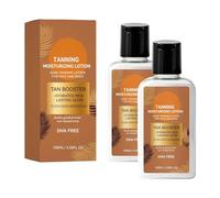 Turbo Tan Intensifier - Loción bronceadora para rostro y cuerpo, sin DHA y hidratante, secado rápido, 100 ml (2, 100 ml)