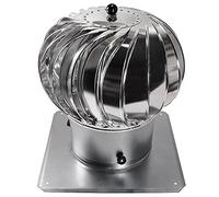 Turbo Turbomax - Extractor de chimenea 150 200, giratorio, ventilación, acero inoxidable, Ø150