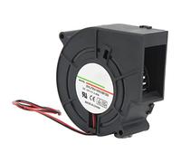 Turbo Ventilador Centrífugo 4800RPM 42.8CFM 62.4mmh2o DC 12V 2.4A, Diseño Durable y Eficiente - Motor con Bobina de Cobre, Rodamientos Doble Bola, Ideal para Refrigeración