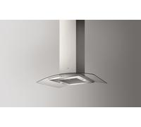 Turboair Dafne IXGL F 50 - Campana de Isla 50 Cm Versión Filtrante Clase A Inox/Cristal