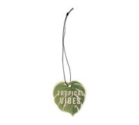 Turbocar - Ambientador de coche - Ambientador plano - Diseño de verano Tropical Vibes - Perfume de manzana - Para colgar en tu espejo - Absorbe los olores desagradables - Difunde un olor a manzana