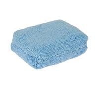 TURBOCAR - Esponja para Coche - Esponja de Microfibra - Dimensiones: 4 x 8 x 12 cm - 2 Caras de Microfibra - Uso en seco o húmedo - Eficaz para Limpiar en Profundidad Incluso sin detergente