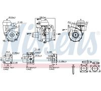 Turbocompresor Para Ford Ranger ES ET 2.5 TDCI 4X4 3.0 Mazda BT-50 Pick-Up