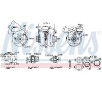 Turbocompresor para Nissan NP300 Navara D40 2.5DCI 4WD Pathfinder III R51