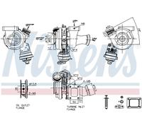 Turbocompresor Para VW Transporter IV Bus 70XB 70XC 7DB 7DW 1.9 TD Iveco