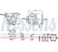 Turbocompresor, sobrealimentació NISSENS 93597 para MAN TGA 11.967 2000-2007