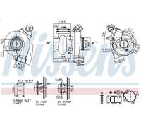 Turbocompresor, sobrealimentació NISSENS 93759 para VOLVO FE 7.146 2006-2009
