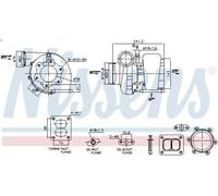 Turbocompresor, sobrealimentación NISSENS 93583 para MAN TGA 12.419 2006-2011