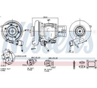 Turbocompresor, sobrealimentación NISSENS 93619 para PREMIUM 2 10.837 2005-2009