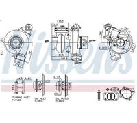 Turbocompresor, sobrealimentación NISSENS 93759 para VOLVO FE 7.146 2006-2009