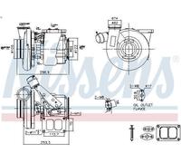 Turbocompresor, sobrealimentación NISSENS 93769 para T 12.777 2013-