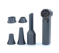 TurboFANs de alta velocidad 110000RPM con flujo de aire de 45m/s, kit de ventiladores de conducto de carga rápida tipo C para bomba de vacío e inflador de bricolaje, ventiladores de chorro portátiles