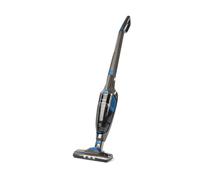 KLARSTEIN TurboHybrid - Aspirador Escoba sin Cable, Aspiradora ciclón sin Bolsa, para Suelos y de Mano, Cepillo motorizado, Batería Iones de Litio de 25, 2V, Luces LED, 2 potencias, Boquillas, Azul