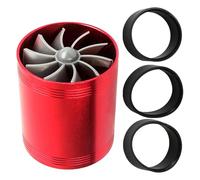 Turbonador de admisión de aire, turbonador de aire para automóvil - Turbocompresor Motor Entrada de aire Piezas Turbo,Aluminio doble motor de ventilador turbocompresor Energy Saver Automotive