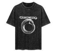 TURBONEGRO Scandinavian Leather Punk Rock Glam Mens Black T-Shirt Graphic tee Printed Unisex Shirt L