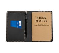 Turbosnail Funda de cuero para diario con soporte para bolígrafos para notas de campo de 3.5 x 5.5 pulgadas, para moleskine, funda de cuero vintage hecha a mano para cuadernos, regalos personalizados