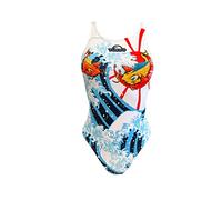 TurboTronic by Z-Line Carpa Japón - Medias de Bikini para Mujer, Multicolor, 3XL