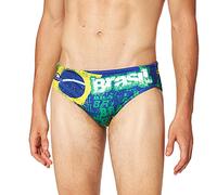 TurboTronic By Z-LINE Happy Brasil - Bañador Unisex, Multicolor, M