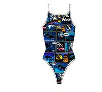 TurboTronic By Z-LINE New Comic - Medias de Bikini para Mujer, Multicolor, 3XL