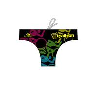 TurboTronic By Z-LINE Triathlon Bicis - Bañador Unisex, Negro, L