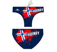 TurboTronic New Norway - Bañador Unisex, Azul Marino, S