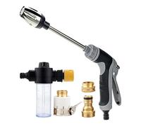 Turbowasher Power High Pressure Cleaner | Metal + PP, 37x16cm, 367g | Garden Hose Attachment For Turbo Washing | High Pressure Nozzle For Hose