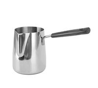 turca, jarra de café, diseño a escala, acero inoxidable 304, mango largo, objeción al calor, jarra para espumar leche, calentador multifuncional para el hogar, cocina, cafetería (600ml)