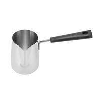 turca, jarra de café, diseño a escala, acero inoxidable 304, mango largo, objeción al calor, jarra para espumar leche, calentador multifuncional para el hogar, cocina, cafetería (350ml)