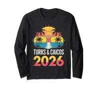 Turcas y Caicos 2026 Recuerdo de vacaciones Manga Larga