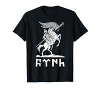 Turco Akinci Jinete con runas Göktürk Camiseta
