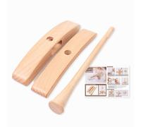Turco Drop Husillo - Herramienta de hilado manual de madera, diseño desmontable en forma de cruz | Uso avanzado para principiantes para hilo de rover, arte creativo de fibra y proyectos de hilado