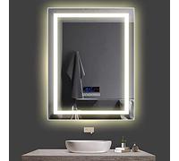 TureFans Espejo baño, Espejo baño con luz (f)