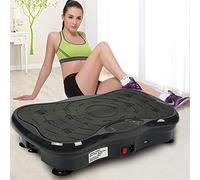 Turefans Plataforma vibratoria Home Vibration Plate, LCD + con audio Bluetooth + USB + mando a distancia (negro)