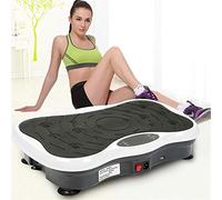 Turefans Plataforma vibratoria, Plataforma de Ejercicio, Plataforma vibratoria para Adelgazar, 200W, 5 programas, con Altavoz Bluetooth y Pantalla LCD, Carga máxima 120KG