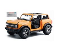 TURHAN 1:18 for el Modelo de vehículo Todoterreno de aleación Ford Bronco, Adecuado for exhibición de Colecciones Juveniles (Color : Yellow)