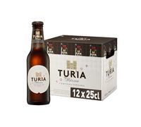 Turia Marzen Cerveza Tostada - Caja de 12 Botellas 25cl (Paquete de 6)
