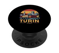 Turín Italia Ciudad Italiana Arquitectura Europa Souvenir PopSockets PopGrip Adhesivo