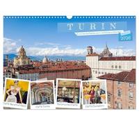 Turin - Zwischen Kaffeehäusern und Königsschlössern (Wandkalender 2026 DIN A3 quer), CALVENDO Monatskalender: Ein Hauch Turin für Ihr Zuhause - Der Kalender zwischen Genuss & Geschichte