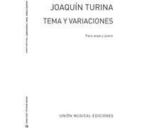 TURINA J. - TEMA Y VARIACIONES OP.100 ARPA Y PIANO