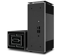 Turing ABX para Gigabyte Serie 4000U BRIX Mini-PC hasta AMD Ryzen™ 7, Carcasa de Aluminio Puro sin Ventilador, Disipador térmico Interno M.2 SSD, Colocación Vertical u Horizontal, A-NUC76-M1B
