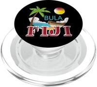 Turista y Nativo Fiji Bula Vintage Grunge Vacation Shirt PopSockets PopGrip para MagSafe