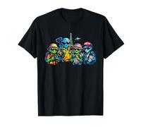 Turistas Extraterrestres Divertidos en París, viajeros Camiseta