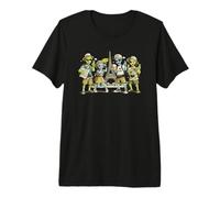 Turistas Extraterrestres Divertidos en París, viajeros Camiseta Premium