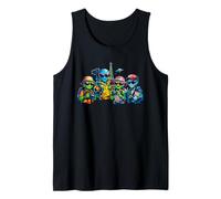 Turistas Extraterrestres Divertidos en París, viajeros Camiseta sin Mangas