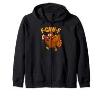Turkey F-Caw-F Fcawf Funny Thanksgiving Adult Humor Sudadera con Capucha